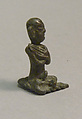 Squatting Figure, Bronze, Indonesia
