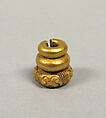 Ear Ornament, Three Graduated Hoops, Gold, Indonesia (Central Java)