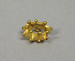Pair of Ear Ornaments in Star Form, Gold, Indonesia (Central Java)