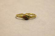 Ring with Stone, Gold, Indonesia (Central Java)