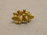Pair of Earrings with Granulation, Gold, Indonesia (Central Java)