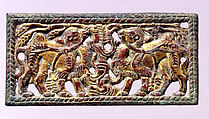 Belt Buckle with Bactrian Camels, Bronze, North China