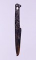 Knife with Bird's Head, Bronze, Northeast China