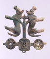 Plaque in the Shape of a Chariot, Bronze, Northeast China
