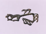 Harness Ornament with Tigers, Bronze, Northeast China