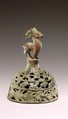 Incense Burner Lid with Stag, Bronze, Western Pakistan
