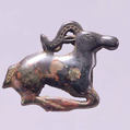 Harness Ornament in the Shape of Gazelle, Bronze, Northeast China