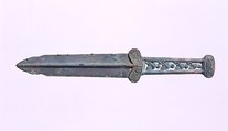 Short Sword with Four Kulans' Heads on the Handle, Bronze, Northeast China