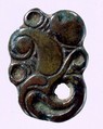 Garment Plaque in the Shape of a Raptor's Head, Bronze, North China and south-central Inner Mongolia