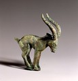 Finial Surmounted by a Gazelle, Bronze, Northwest China and southwestern Inner Mongolia