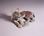 Harness Ornament in the Shape of a Carnivore, Bronze, Northwest China and southwestern Inner Mongolia