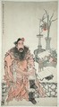 Zhong Kui, Ren Yi (Ren Bonian) (Chinese, 1840–1896), Hanging scroll; ink and color on paper, China