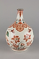 Apothecary bottle, Decorated in red and green enamels (Arita ware), Japan