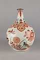 Apothecary bottle, Decorated in red and green enamels (Arita ware), Japan