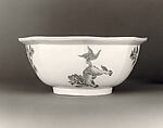 Octagonal Bowl with Design of Peonies, Porcelain with overglaze enamels (Hizen ware, Arita region, Kakiemon style), Japan