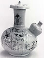 Kundika (Long-Necked Bottle), Porcelain with overglaze enamels and gold (Arita ware, Imari type), Japan