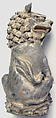 Lion, Earthenware with traces of pigments, China