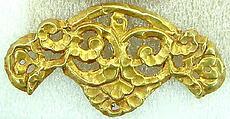 Flower-Shaped Plaque, Gold, Northwest China/Eastern Central Asia