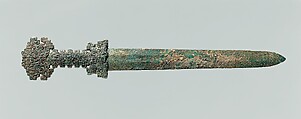 Short Sword with Ornate Handle, Bronze, North China