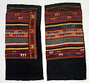 Ensemble, cotton, hemp, silver, glass, shell, Burma (Loimi Akha)