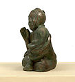 Weight in the Shape of Liubo Game Player, Bronze with lead core, China