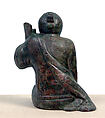Weight in the Shape of Liubo Game Player, Bronze with lead core, China
