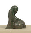 Weight in the Shape of Liubo Game Player, Bronze with lead core, China