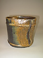 Water Jar, Anjin Abe (Japanese, born 1938), Pottery (Bizen ware), Japan