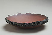 Shallow Bowl, Imai Hyōe  Japanese, Stoneware with red iron glaze, Japan