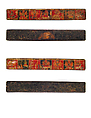 Pair of Book Covers with Scenes from the Devimahatmya, Distemper on wood, Nepal (Kathmandu Valley)
