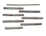 Tent pole, Bronze inlaid with silver, China