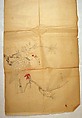 Pigeon on a Blossoming Branch, Xie Zhiliu (Chinese, 1910–1997), Drawing; ink and color on paper, China