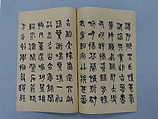 Excerpts from Wanjulu in Seal Script, Xie Zhiliu (Chinese, 1910–1997), Booklet; ink on paper, China