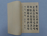 Manuscript in Seal Script, Xie Zhiliu (Chinese, 1910–1997), Booklet; ink on paper, China