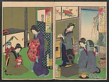 Twenty-six Prints Constituting an Album (Azuma fūzoku fuku tsukushi)  東風俗 福つくし, Yōshū Chikanobu 楊洲周延 (Japanese, 1838–1912), Woodblock prints; ink and color on paper, Japan