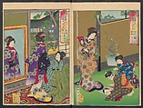 Twenty-six Prints Constituting an Album (Azuma fūzoku fuku tsukushi)  東風俗 福つくし, Yōshū Chikanobu 楊洲周延 (Japanese, 1838–1912), Woodblock prints; ink and color on paper, Japan