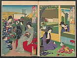 Twenty-six Prints Constituting an Album (Azuma fūzoku fuku tsukushi)  東風俗 福つくし, Yōshū Chikanobu 楊洲周延 (Japanese, 1838–1912), Woodblock prints; ink and color on paper, Japan