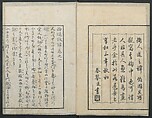 A Diary of Travel from Edo to Nagasaki (Seiyūryōdan), Shiba Kōkan (Japanese, 1747–1818), Five volumes of woodblock printed books; ink on paper, Japan