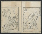 A Diary of Travel from Edo to Nagasaki (Seiyūryōdan), Shiba Kōkan (Japanese, 1747–1818), Five volumes of woodblock printed books; ink on paper, Japan