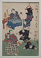 Hayatake Torakichi from Osaka, Utagawa Yoshiharu  Japanese, Woodblock print; ink and color on paper, Japan