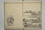 Kyūrō (Baitei) Picture Album (Kyūrō gafu) 九老画譜, Ki Baitei 紀梅亭 (Japanese, 1734–1810), Woodblock printed book; ink on paper, Japan