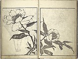 Bunpō Picture Album (Bunpō gafu) 文鳳画譜, First Series, Kawamura Bunpō 河村文鳳 (Japanese, 1779–1821), Set of three woodblock printed books; ink and color on paper, Japan
