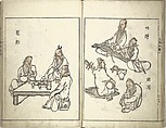 Bunpō Picture Album (Bunpō gafu) 文鳳画譜, First Series, Kawamura Bunpō 河村文鳳 (Japanese, 1779–1821), Set of three woodblock printed books; ink and color on paper, Japan