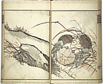 Kinpaen (Bunpō) Picture Album (Kinpaen gafu) 金波園画譜, Kawamura Bunpō 河村文鳳 (Japanese, 1779–1821), Woodblock printed book; ink and color on paper, Japan