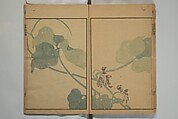 Kinpaen (Bunpō) Picture Album (Kinpaen gafu) 金波園画譜, Kawamura Bunpō 河村文鳳 (Japanese, 1779–1821), Woodblock printed book; ink and color on paper, Japan