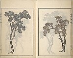Guide to Chinese Painting, Second Series (Kanga shinan nihen), Illustrations by Kawamura Bunpō (Japanese, 1779–1821), Set of three woodblock printed books; ink and color on paper, Japan