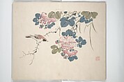 Yūsai Picture Album (Yūsai gafu) 融齋畫譜, Nakabayashi Chikutō 中林竹洞 (Japanese, 1776–1853), Woodblock printed book (orihon, accordion-style); ink and color on paper, Japan