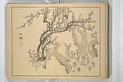 The Four Worthies (Plum, Bamboo, Orchid, Chrysanthemum) (Shikunshi) 竹洞四君子, Nakabayashi Chikutō 中林竹洞 (Japanese, 1776–1853), Set of two woodblock printed books bound as one; ink on paper, Japan