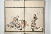 Customs of the Eastern Capital (Edo) (Azuma no teburi) あづまの手ぶり, Onishi Chinnen 大西椿年 (Japanese, 1792–1851), Woodblock printed book; ink and color with hand-coloring (?) on paper, Japan