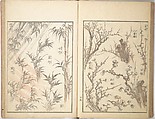 Picture Album of the Floating World (Ukiyo efu) 浮世画譜, Keisai Eisen 渓斎英泉 (Japanese, 1790–1848), Set of three woodblock printed books; ink and color on paper, Japan